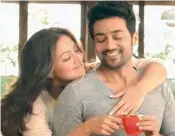  ??  ?? Jyothika and Suriya in an advertisem­ent for a coffee brand