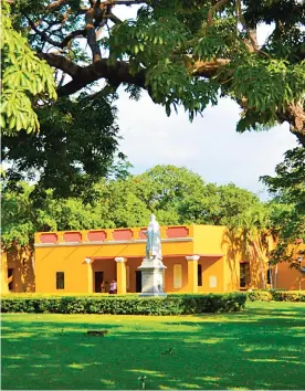  ?? FOTOS JOSé PUENTE Y CORTESíA ?? Casa Principal de la Quinta de San Pedro Alejandrin­o, en Santa Marta.