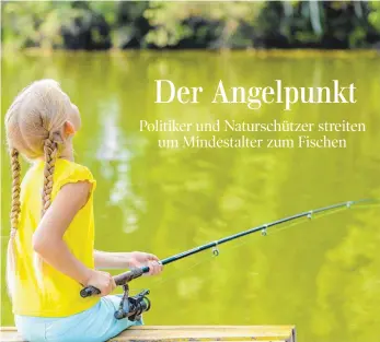  ?? FOTO: COLOURBOX ?? Kind beim Angeln: Dieses Bild kann nicht in Baden-Württember­g entstanden sein, sonst wäre es illegal.