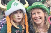  ?? John Ahern) ?? Alice and Aoife Lyons, who were part of a hugely successful St. Patrick’s Day parade in Fermoy. (Pic: