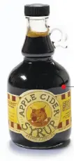  ??  ?? Apple cider syrup