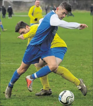  ?? Picture: Chris Davey FM6336392 ?? Bromley Green Reserves get past Charing Reserves