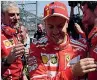  ?? (LaPresse) ?? Rossi Vettel e Arrivabene