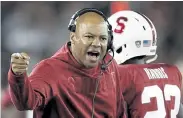  ?? Tony Avelar, The Associated Press ?? Stanford coach David Shaw expects a tough battle with CU on Saturday. It will be the first time Shaw faces Karl Dorrell.