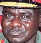  ??  ?? Chief of Army Staff, Lt.-Gen. Tukur Buratai