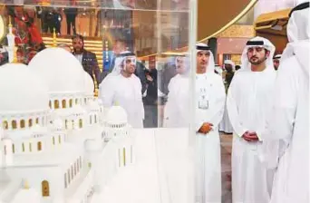 ??  ?? Shaikh Maktoum Bin Mohammad Bin Rashid Al Maktoum inaugurate­s Arabian Travel Market 2018 at the Dubai World Trade Centre and exhibition halls yesterday. WAM