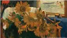  ??  ?? Stein appreciate­d Paul Gauguin's 'Sunflowers on an armchair' for departing from the establishe­d art norms of the time