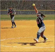  ?? PROVIDED ?? Pitcher Caty Sindt, shortstop Maddy Dodig and the 12U Rebels play Beacon Xtreme to open tournament play on Saturday.