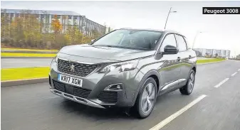  ??  ?? Peugeot 3008