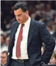  ?? RON CHENOY/USA TODAY SPORTS ?? It’s likely that Sean Miller is finished as Arizona’s coach