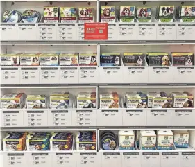  ?? EMILY LE COZ/USA TODAY ?? Tevra Brands alleged in a lawsuit that Bayer Animal Health blocked Tevra’s generic version of the popular K9 Advantix II and Advantage II flea-and-tick treatments from major retail and online stores. A display of flea-and-tick treatments at a major pet specialty store in May does not feature Tevra’s generic products.