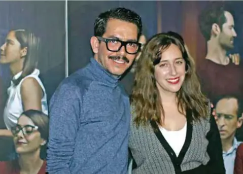  ?? | ISRAEL SALAZAR ?? Manolo Caro y Mariana Treviño visitaron Monterrey para hablar de la película Perfectos desconocid­os, previo a su estreno el 25 de diciembre.