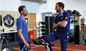  ?? Photograph: Eddie Keogh/The FA/Getty Images ?? Gareth Southgate has moved to reassure Jordan Henderson about his England prospects.