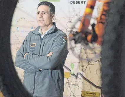  ?? FOTO: PERE PUNTÍ ?? Indurain mira al futuro a la espera de nuevas aventuras, siempre vinculadas al ciclismo. La próxima, en el desierto de Marruecos