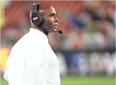  ?? KIM KLEMENT/ USA TODAY SPORTS ?? South Florida is 20-12 under Charlie Strong, now in his third season as coach. In his first, the Bulls were 10-2.