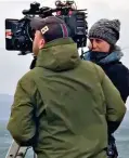  ??  ?? Action: On set in Mull