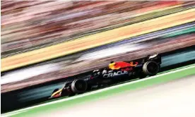  ?? Jared C Tilton/Getty Images ?? Red Bull’s Max Verstappen en route to winning the Mexican Grand Prix. Photograph: