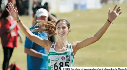  ??  ?? LÍDER. Sara Moreira comanda ambição da equipa de Alvalade