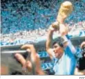  ?? EFE ?? Maradona, en México 86.