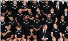  ?? Photograph: Bradley Kanaris/Getty Images for New Zealand Rugby ?? The All Blacks pose for a team photo ahead of their autumn tour.