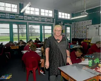  ??  ?? Westport North School principal Cath O’Loughlin says the area’s social workers do an amazing job but are underfunde­d and understaff­ed and get burnt out.