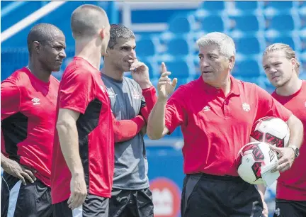  ?? PAUL CHIASSON/THE CANADIAN PRESS ?? Octavio Zambrano, head coach of the Canadian men’s national soccer team, says there are “many, many, many” talented players in Canada — such as recent immigrants to the country — who are being overlooked, and he’s making it his No. 1 goal to find them.