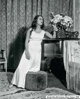  ??  ?? Amrita Sher-gil at home, Paris, France, 1930