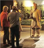  ?? Pictures: COURTNEY AFRICA ?? STANDING TALL: The Terracotta Army Exhibition is on at the Jubilee Exhibition Hall, The Watershed, at the V&A Waterfront.