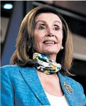  ?? ANNA MONEYMAKER/THE NEW YORK TIMES ?? A hotel partially owned by the husband of Nancy Pelosi, D-Calif., received funding, as well as a shipping business started by Transporta­tion Secretary Elaine Chao’s family. Chao is married to Senate Majority Leader Mitch McConnell, R-Ky.