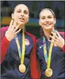  ?? Tom Pennington / Getty Images ?? UConn alums Diana Taurasi, left, and Sue Bird will square off when the Phoenix Mercury face the Seattle Storm in their WNBA playoff series.