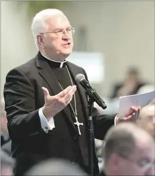  ?? CNS ?? Monseñor Kurtz durante la Asamblea Plenaria de los obispos el 13 de junio