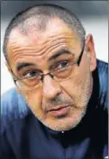  ??  ?? Maurizio Sarri.