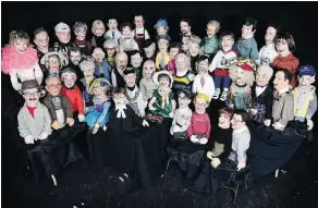  ?? ANDREA CARDIN ?? Many Almonte residents have commission­ed Noreen Young to create puppet caricature­s of themselves.