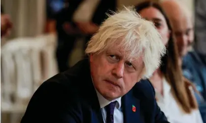  ?? ?? Boris Johnson was said to be ‘enraged’ that EU officials were moving towards limiting exports of coronaviru­s vaccines to the UK in 2021. Photograph: Ammar Awad/Reuters