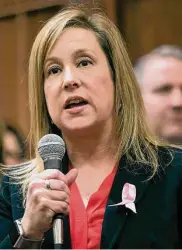  ?? Dave Zajac/Associated Press ?? State Rep. Liz Linehan, D-Cheshire, said she hopes an agreement can be reached with the Child Fatality Review Panel on what policies are best for children.