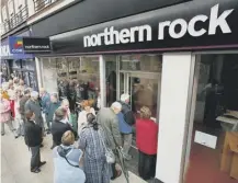  ??  ?? 0 The government guaranteed all deposits in the bank Northern Rock on this day in 2007