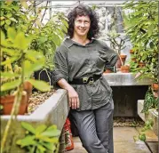  ?? RICARDO B. BRAZZIELL / AMERICAN-STATESMAN 2013 ?? UT climate scientist Camille Parmesan, in the university’s greenhouse, will conduct research at an ecological station in Moulis, France.