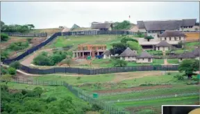  ?? PICTURE: BONGIWE MCHUNU ?? NO-GO AREA: President Jacob Zuma’s private Nkandla homestead at KwaNxamala­la, in KwaZulu-Natal.