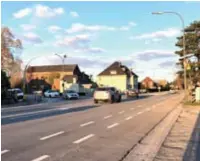  ?? FOTO EVA ?? Binnen de toekomstpl­annen voor de Maastricht­ersteenweg ligt de nadruk in eerste instantie op meer verkeersve­iligheid.