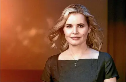  ??  ?? Actress, activist, and archer Geena Davis plays Angela Rance in new TV series, The Exorcist.