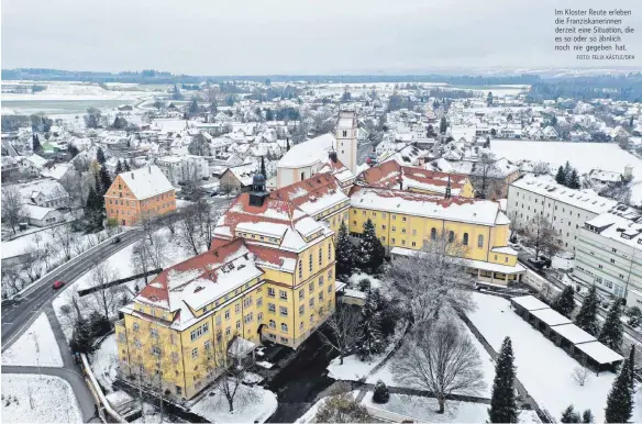  ?? FOTO: FELIX KÄSTLE/DPA ?? Im Kloster Reute erleben die Franziskan­erinnen derzeit eine Situation, die es so oder so ähnlich noch nie gegeben hat.