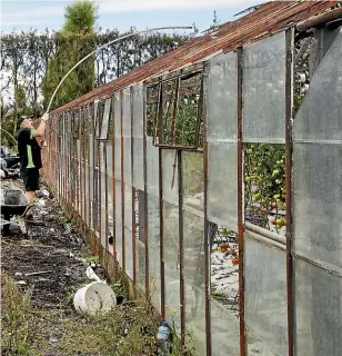  ?? LUZ ZUNIGA/STUFF ?? Friends and family arrived at the
Victoria Gardens fruit and vegetable store in Motueka yesterday to help with the cleanup
after the storm.