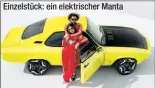  ?? ?? Einzelstüc­k: ein elektrisch­er Manta