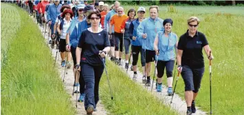  ?? Foto: Anneliese Poppel ?? Bewegung für alle bietet die malerisch gelegene Tour Etappe in Reisensbur­g.