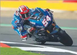  ?? FOTO: EFE ?? Tercera pole de Mattia Pasini Tras una pausa de diez años ahora lleva tres seguidas