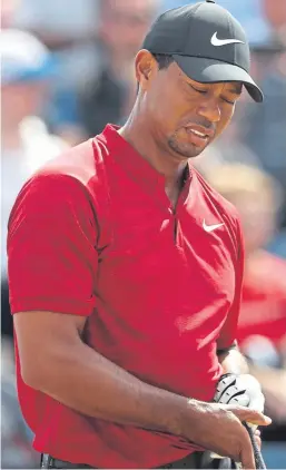  ??  ?? Tiger missed a big opportunit­y at Carnoustie, says Eve.