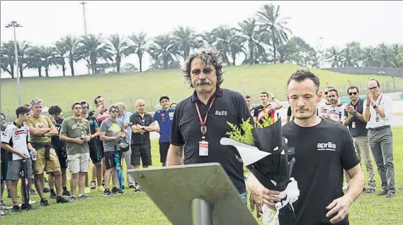  ?? FOTO: GETTY ?? Marco Simoncelli fue recordado por la gran familia de MotoGP durante el Gran Premio de Malasia de la pasada semana tras haberse cumplido seis años de aquel fatídico 23 de octubre