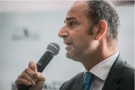  ??  ?? L'intervento dell'amministra­tore delegato Casto all'evento del 13 luglio scorso