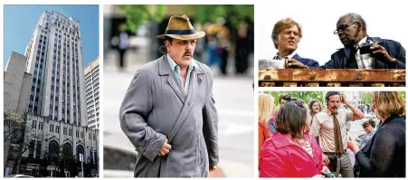  ?? STAFF PHOTOS ?? Scenes for the movie, “’Old Man and the Gun,” were filmed in downtown Dayton and Hamilton at the end of April. The movie stars Robert Redford, Danny Glover, Casey Affleck and Sissy Spacek. Ohio has green-lighted 110 projects for a total of $130.3...