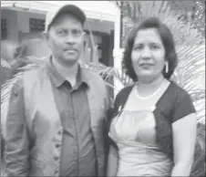  ??  ?? Goberdhan Mahabir and his wife, Haimwantie Mahabir.